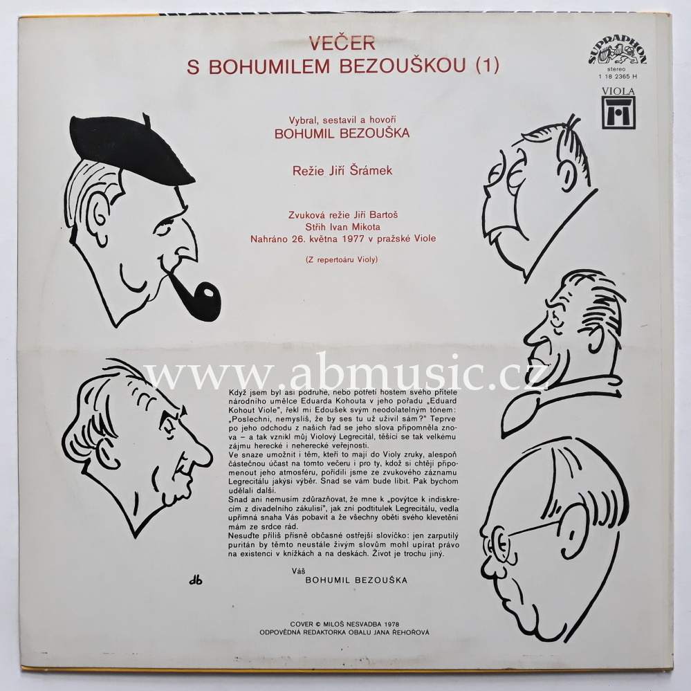 LP Večer s Bohumilem Bezouškou 1
