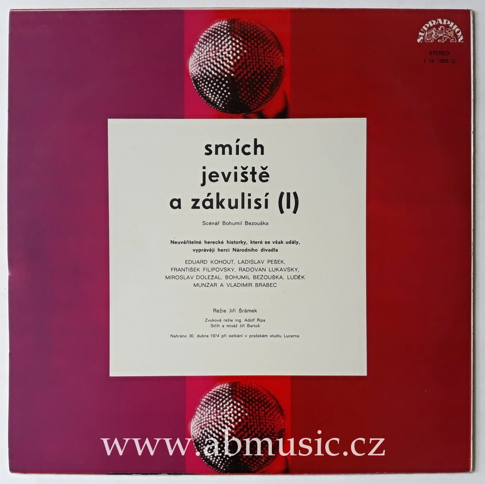 LP Bohumil Bezouška - Smích jeviště a zákulisí 1 