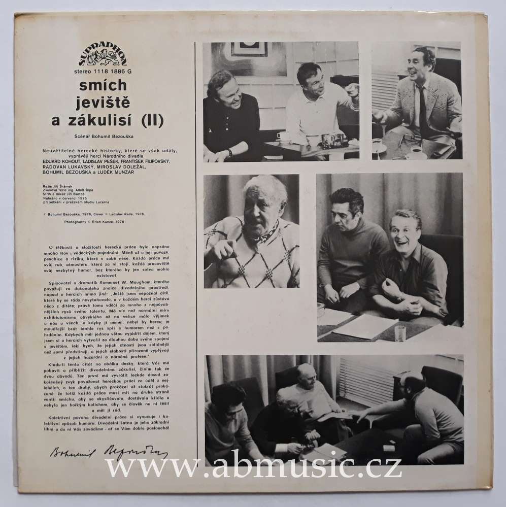 LP Bohumil Bezouška - Smích jeviště a zákulisí (2)