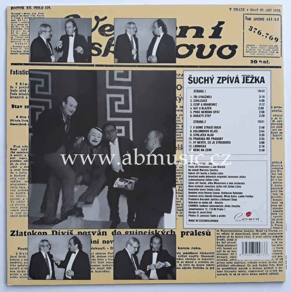 LP Suchý zpívá Ježka