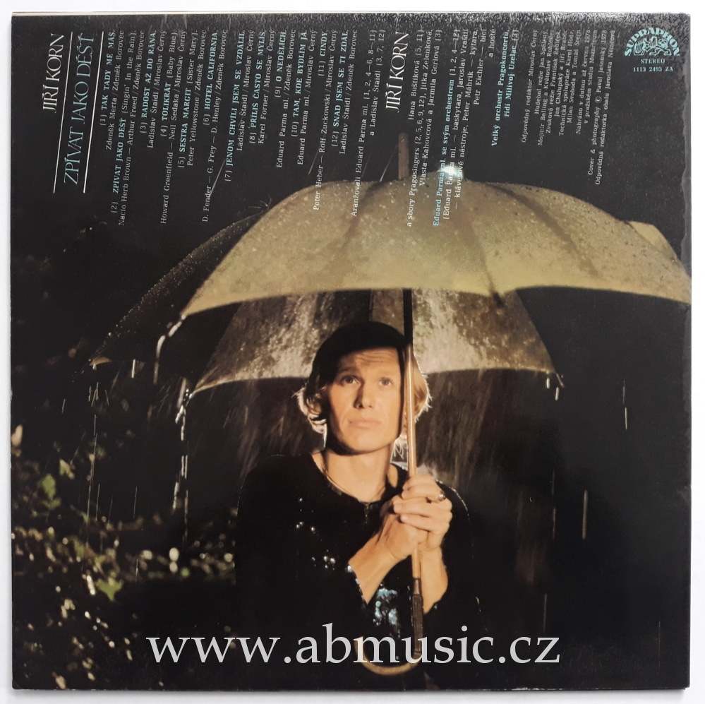 LP Jiří Korn - Zpívat jako déšť 