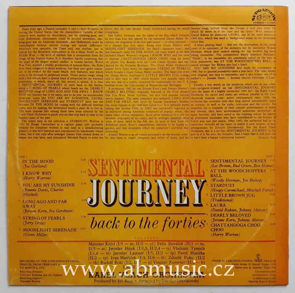 LP KAREL VLACH ORCHESTRA - Sentimental Journey