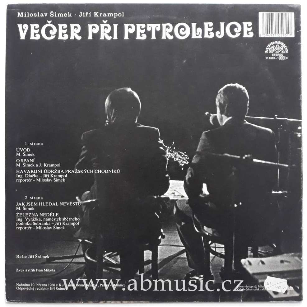 LP Miloslav Šimek - Jiří Krampol - Večer při petrolejce