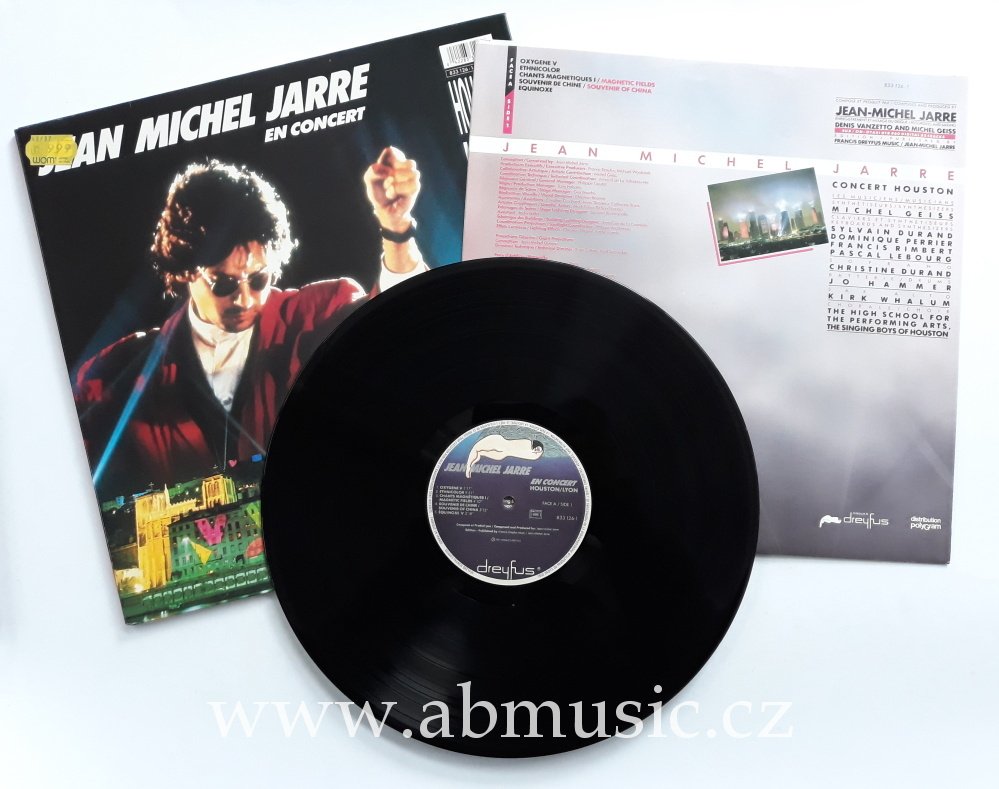 LP JEAN MICHEL JARRE EN CONCERT HOUSTON LYON 
