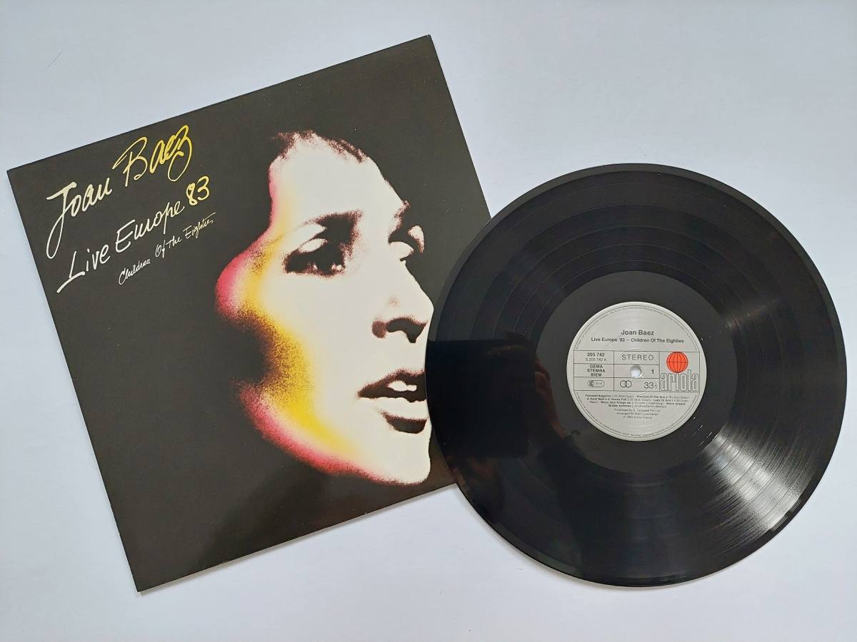 LP JOAN BAEZ - Live Europe 83 Children Of The Eighties