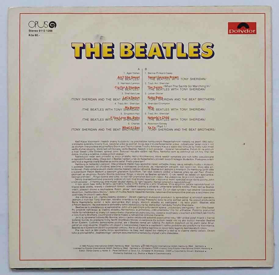 LP THE BEATLES A TONY SHERIDAN 
