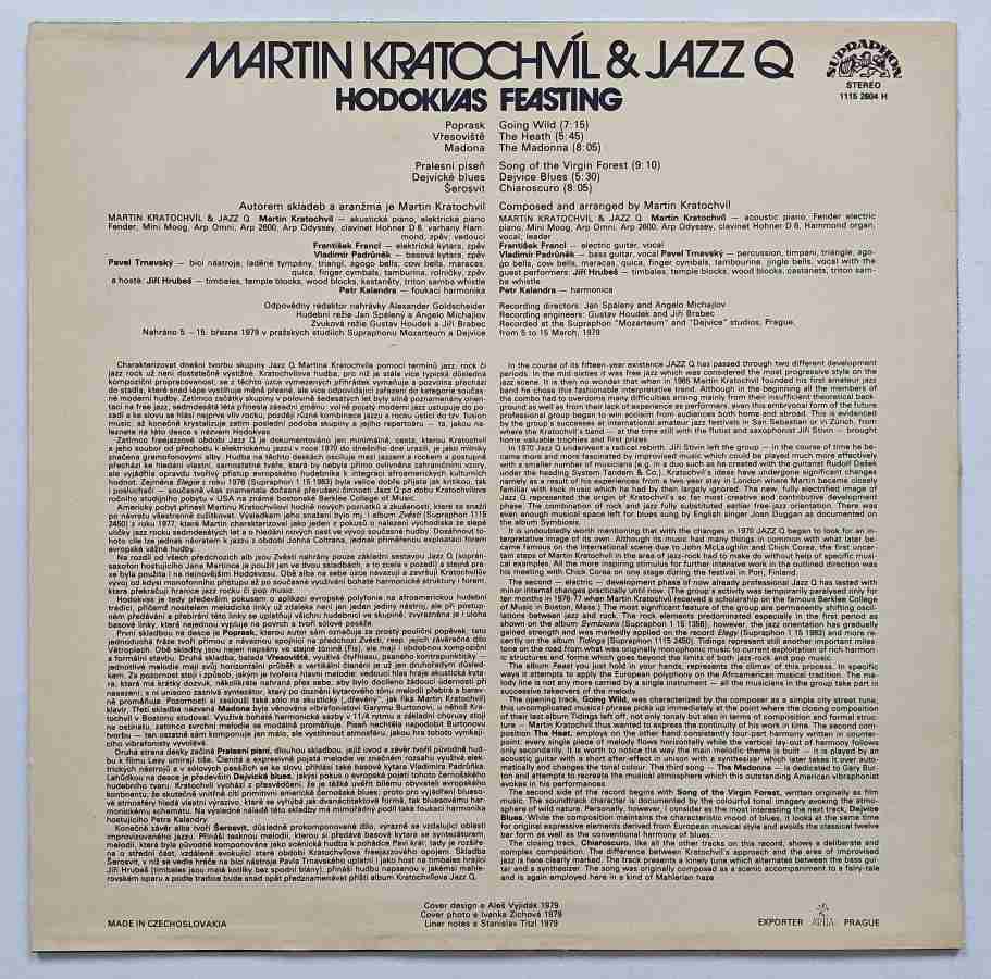 LP Martin Kratochvíl & Jazz Q - HODOKVAS