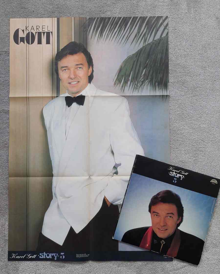 2 LP Karel Gott - STORY 3 + Plakát