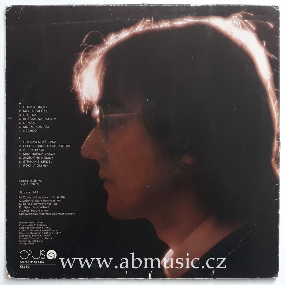 LP Miro Žbirka - Roky a dni 