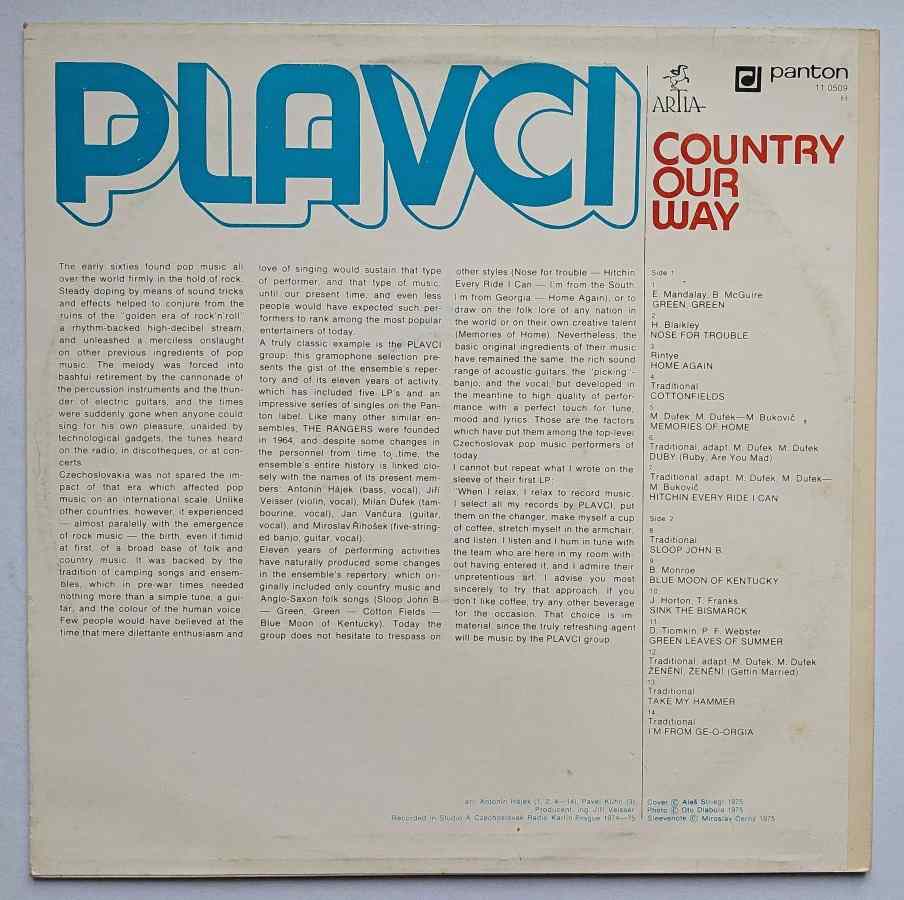 LP PLAVCI - Country Our Way