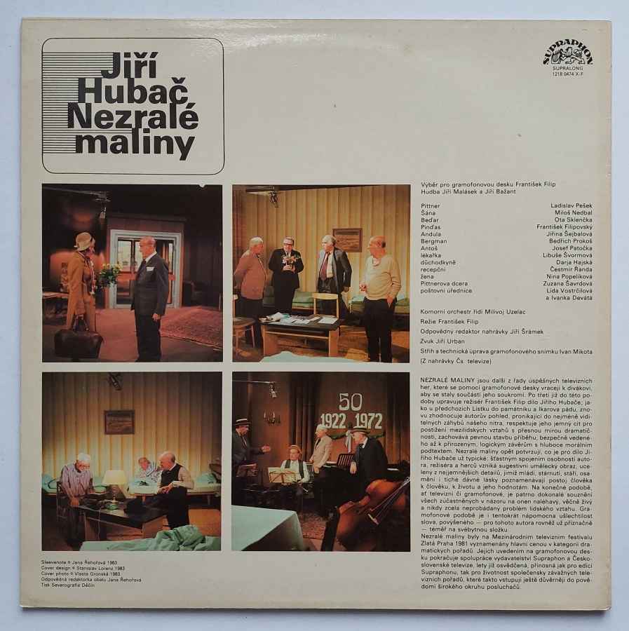 LP Jiří Hubač - Nezralé maliny