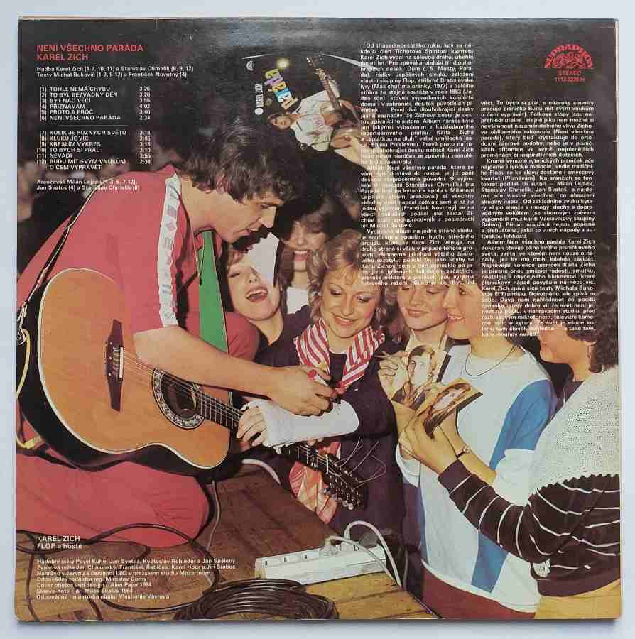 LP Karel Zich - Není všechno paráda