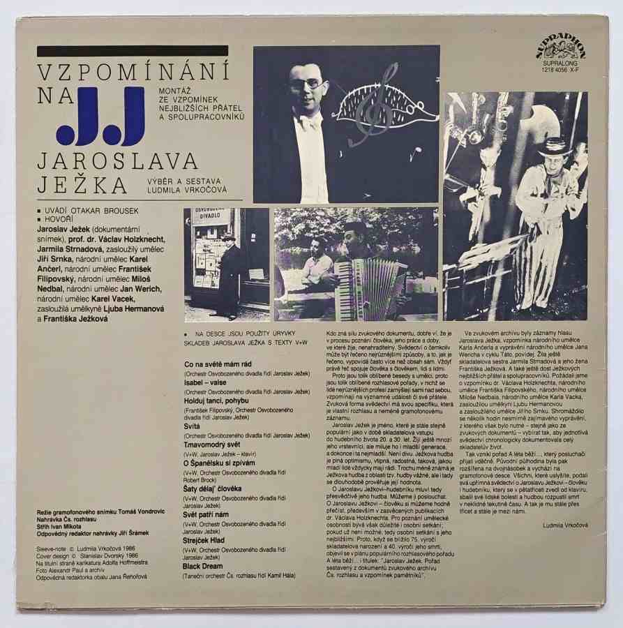 LP Vzpomínání na Jaroslava Ježka