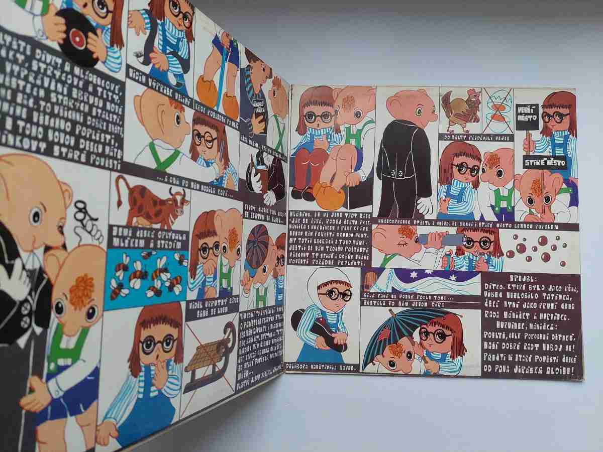 2 LP Spejbl a Hurvínek - Hurvínkovy Staré Pověsti 