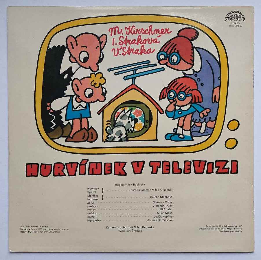 LP Spejbl a Hurvínek - HURVÍNEK V TELEVIZI