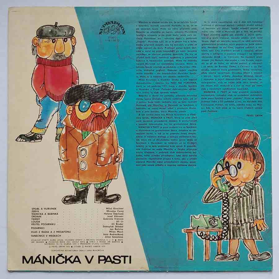 LP Divadlo Spejbla a Hurvínka - Mánička v pasti