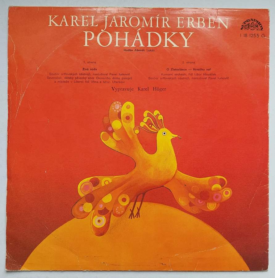 LP Karel Jaromír Erben - Pohádky Živá voda - O Zlatovlásce