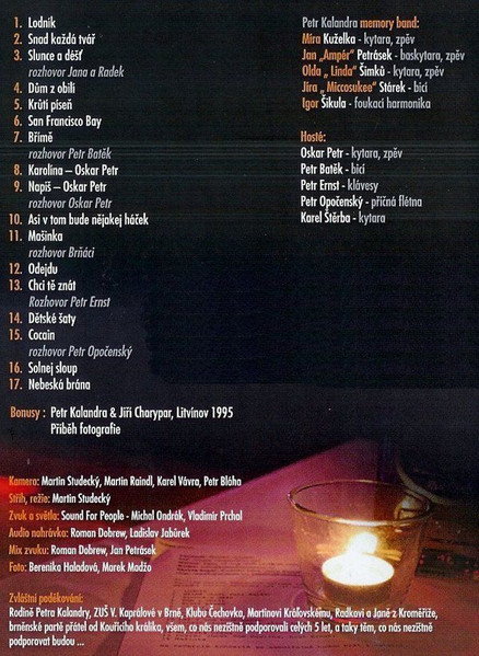 DVD PETR KALANDRA MEMORY BAND LIVE