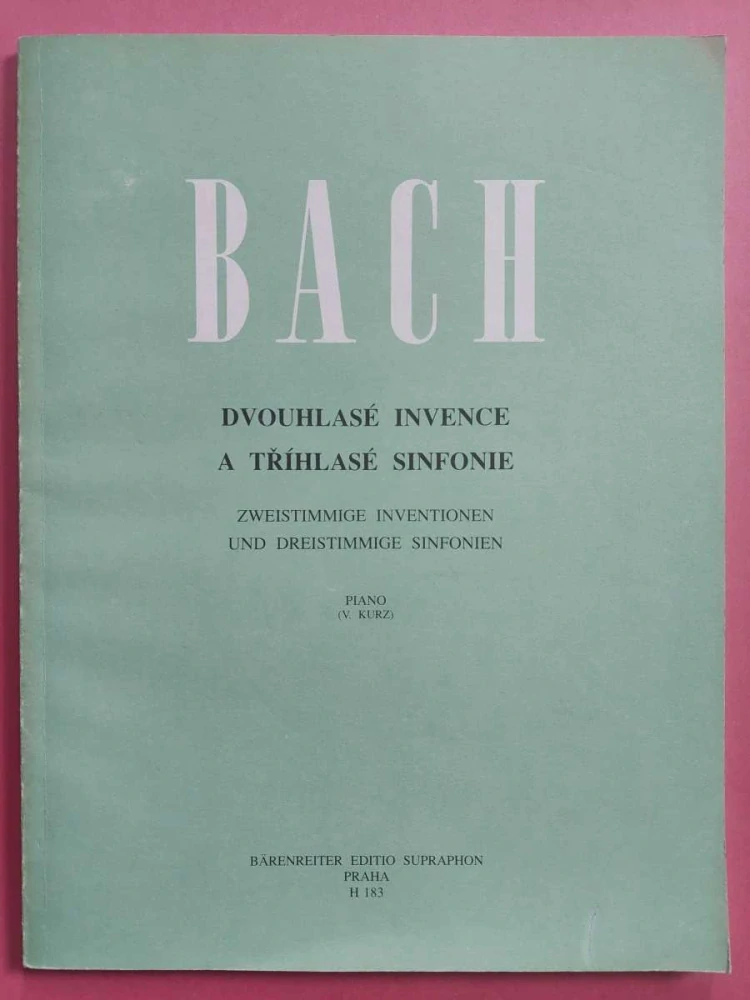 Johann Sebastian Bach - Dvouhlasé invence a tříhlasé sinfonie