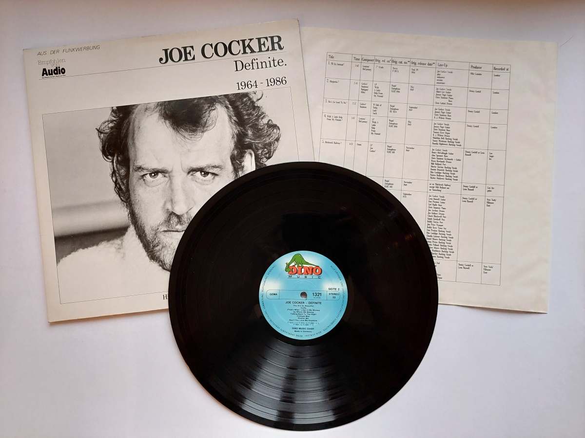 LP JOE COCKER - DEFINITE 1964-1986