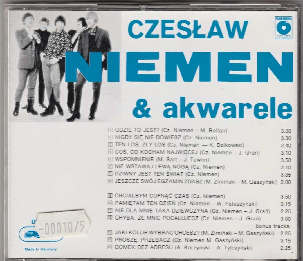 CD CZESLAW NIEMEN - DZIWNY JEST TEN SWIAT