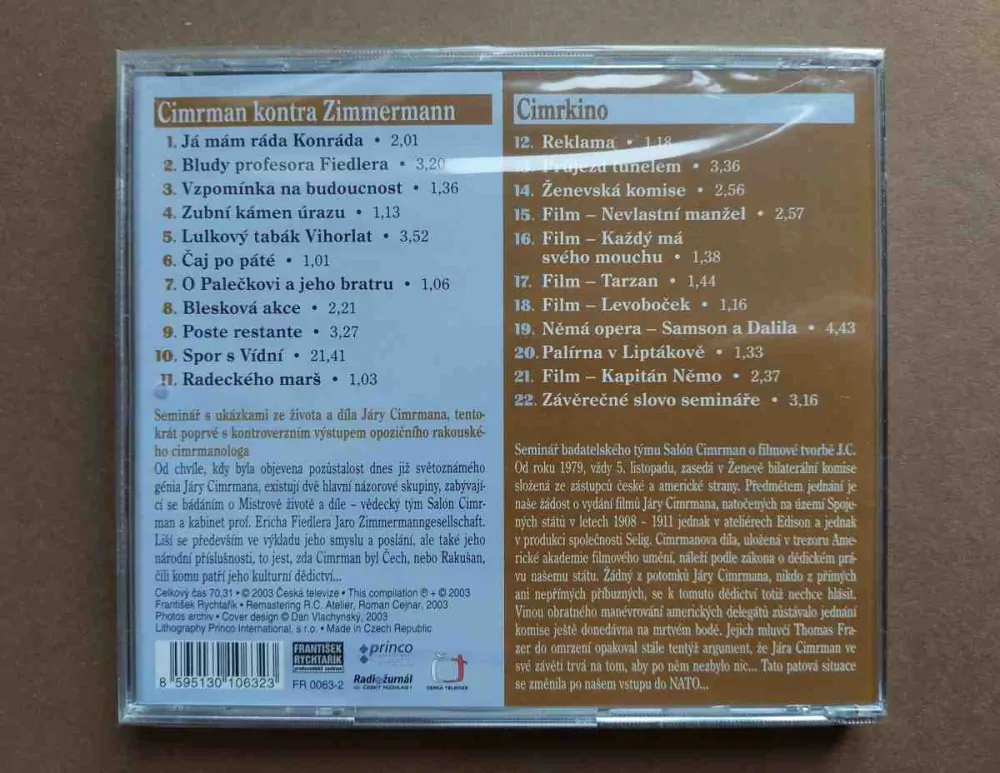 CD Salón Cimrman - Cimrman kontra Zimmermann / Cimrkino