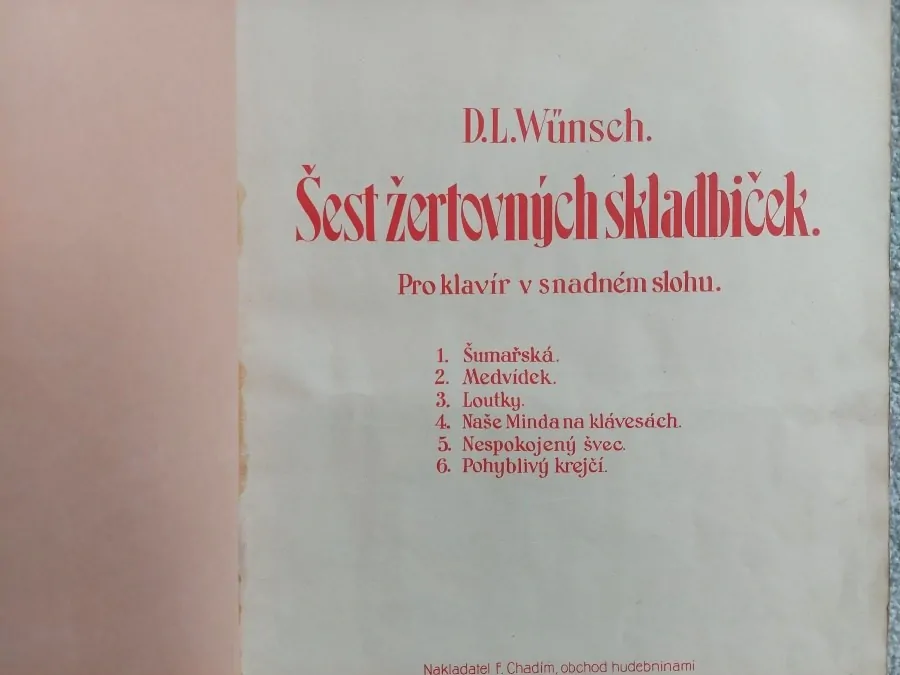 D. L. Wünsch - Šest žertovných skladbiček