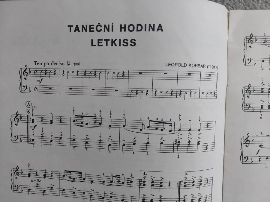 Leopold Korbař - Taneční hodina