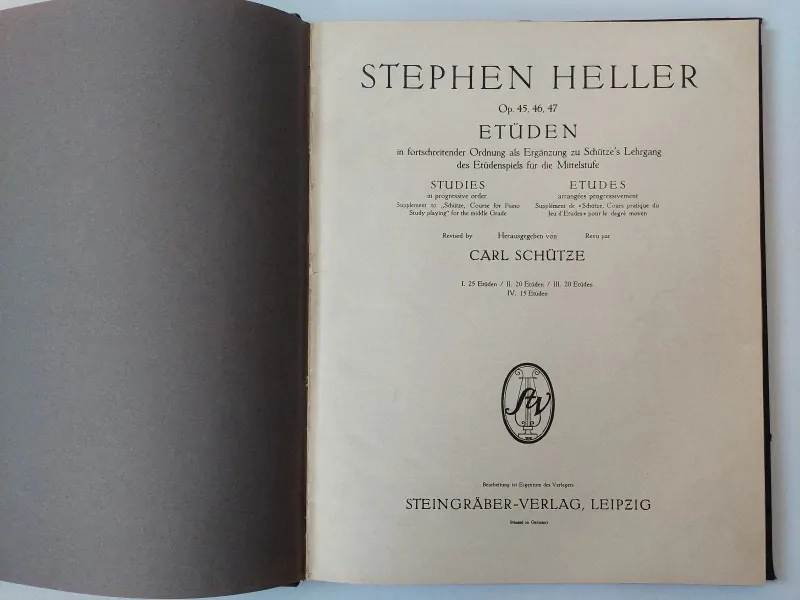 Stephen Heller - Etuden op. 45, 46, 47