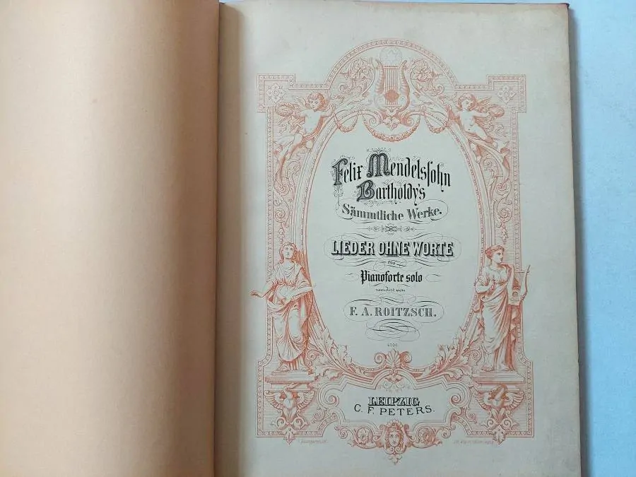 Mendelssohn - Písně beze slov - Lieder ohne worte noten