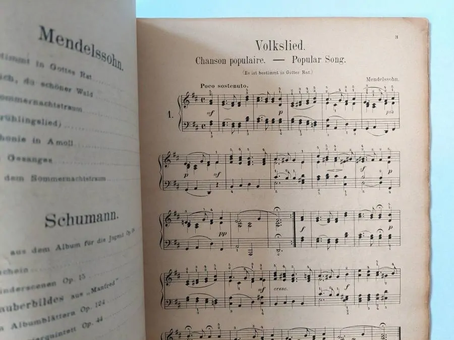 Mendelssohn Schumann Meister für die Jugend