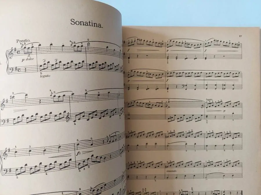 Sonatiny a ronda č.1 - Clementi , Dusík , Kuhlau