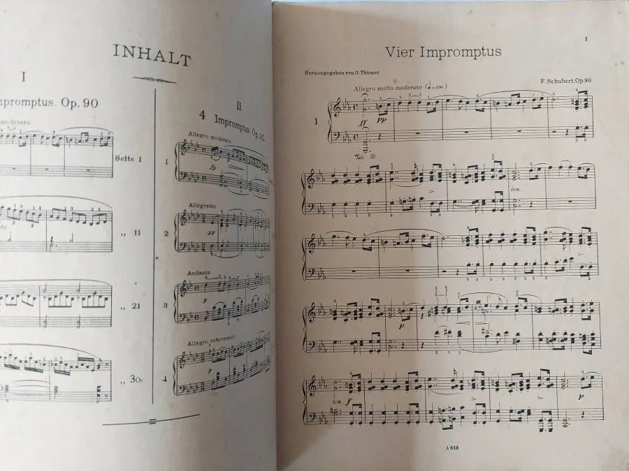 Franz Schubert - 4 Impromptus