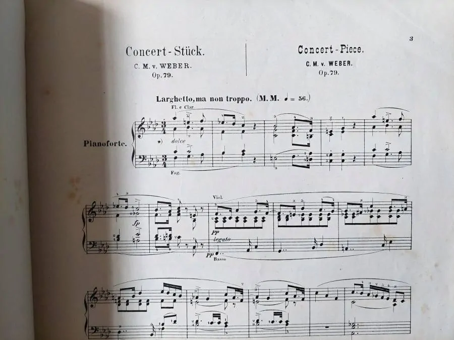 Carl Maria Weber - Concertstück op. 79.  F moll