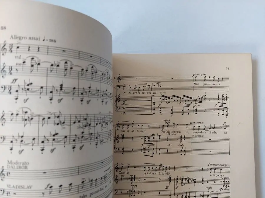 Bedřich Smetana - Dalibor - klavírní výtah