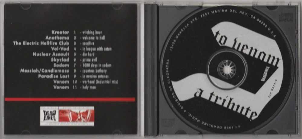 CD A Tribute To Venom KREATOR , ANATHEM , SODOM ...