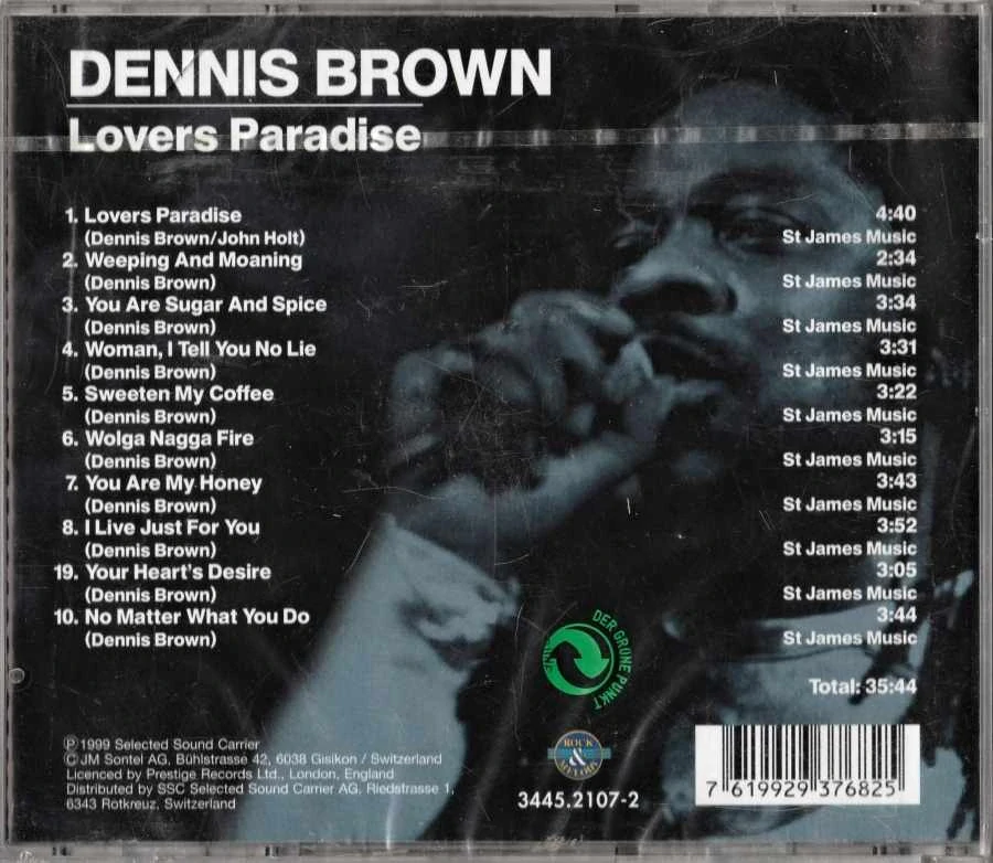 CD Dennis Brown - Lovers Paradise