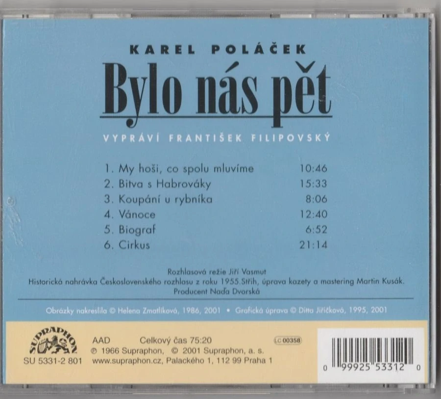 CD Karel Poláček - Bylo nás pět