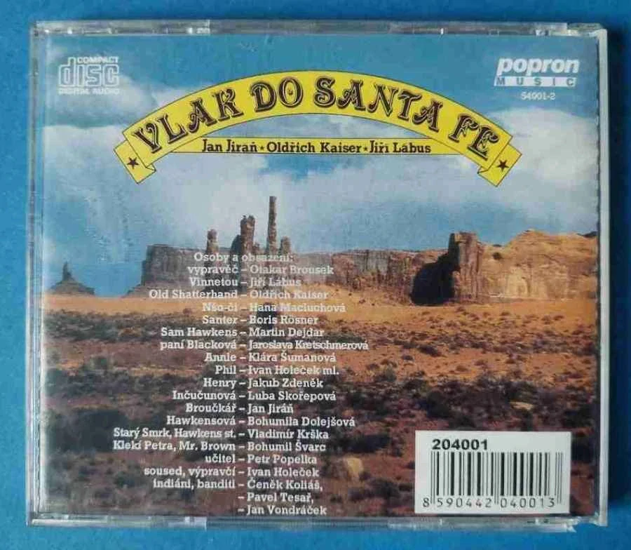 CD Vlak do Santa Fe - Jan Jiráň , Oldřich Kaiser , Jiří Lábus