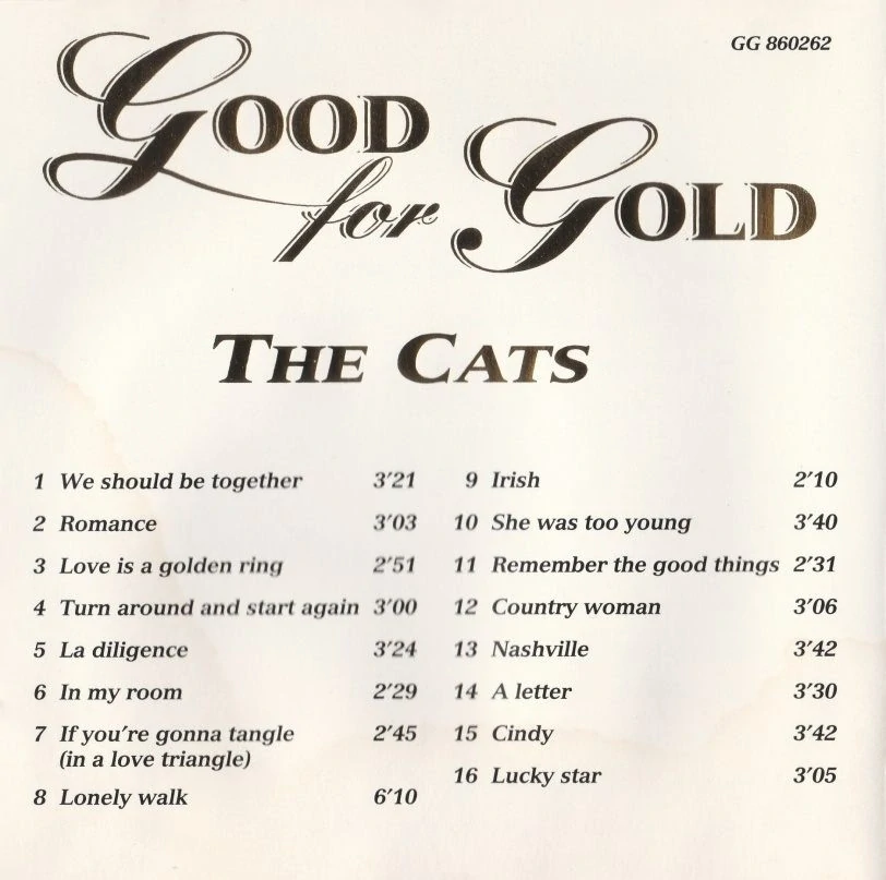 CD Good for Gold - The Cats