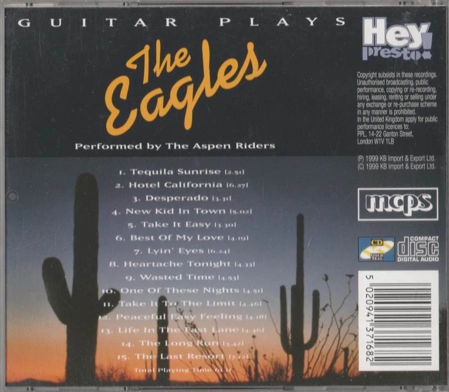 CD Guitar Plays The Eagles
