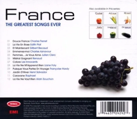 CD France - The Greatest Songs Ever