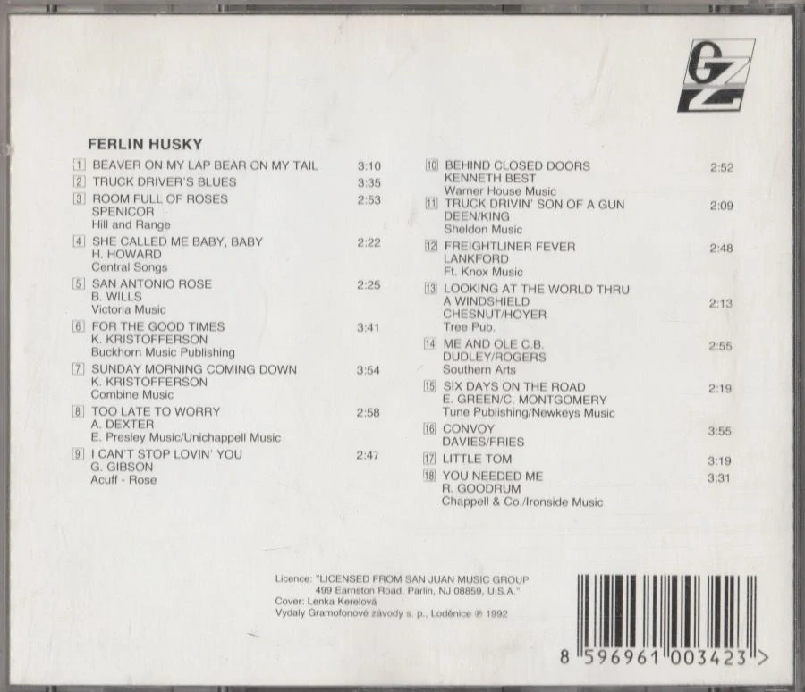 CD Ferlin Husky - Country Hits