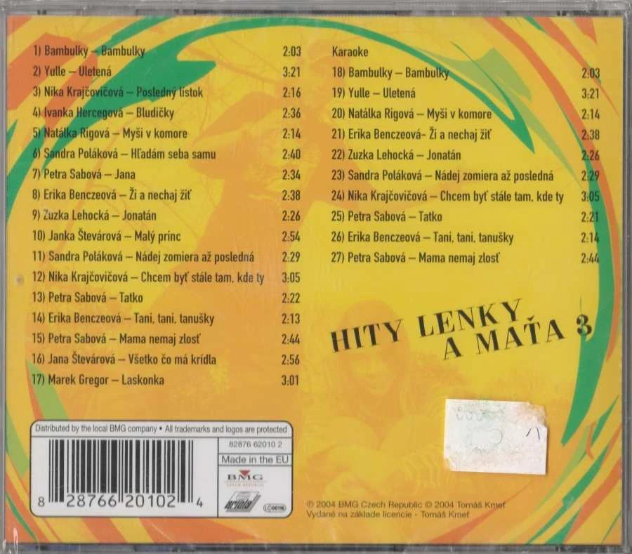 CD Hity Lenky a Maťa 3