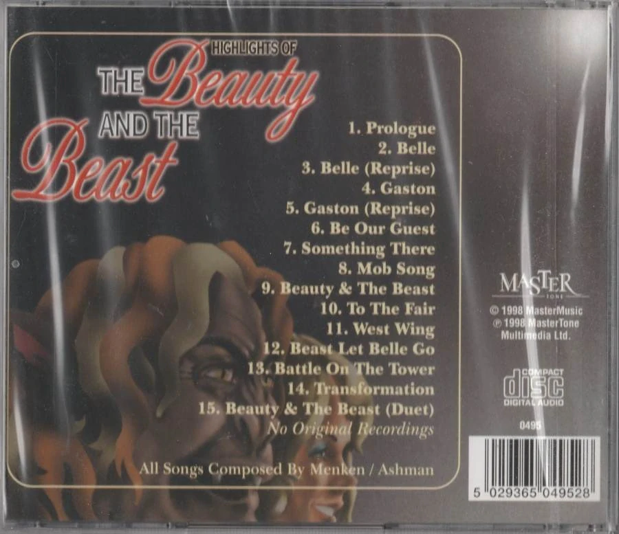 CD Highlights of The Beauty and the Beast