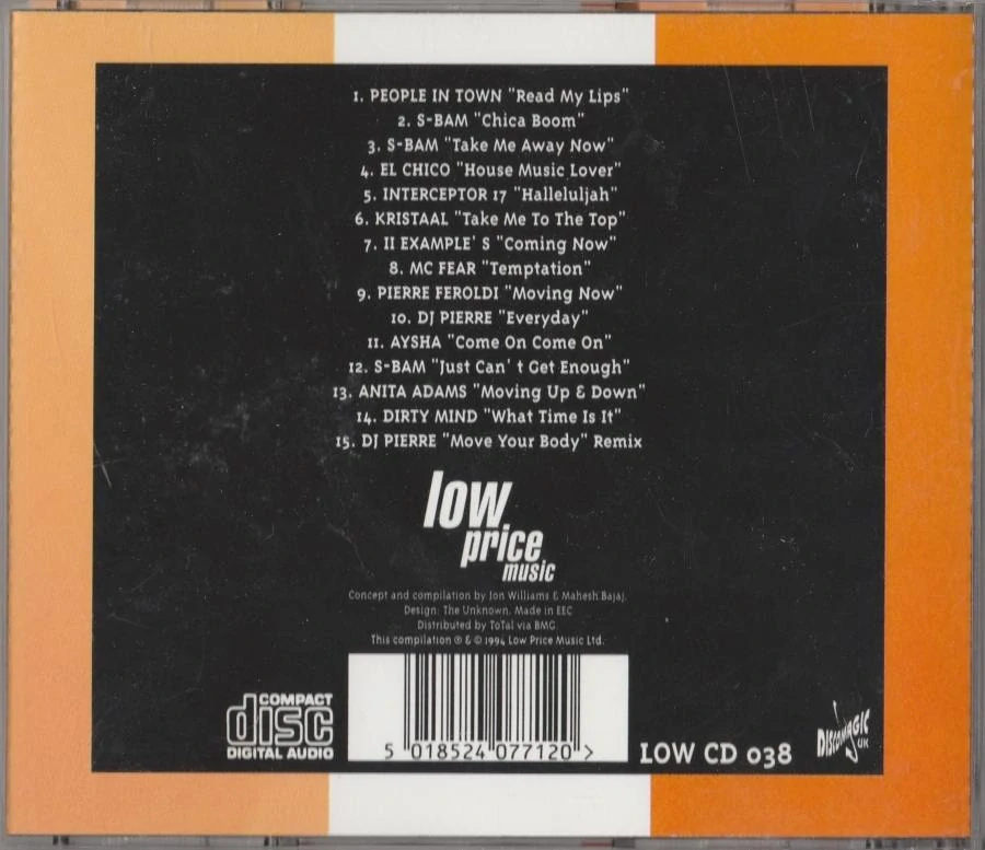CD Best of Italian House Volume 2