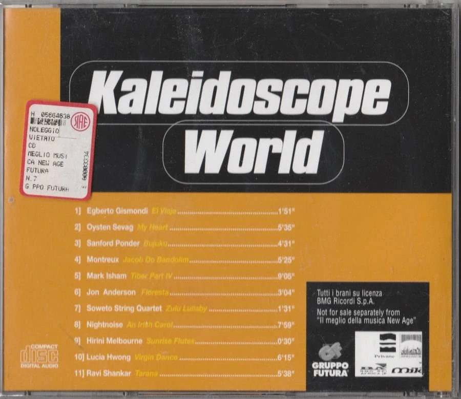 CD Kaleidoscope - Jon Anderson - Nightnoise - Ravi Shankar