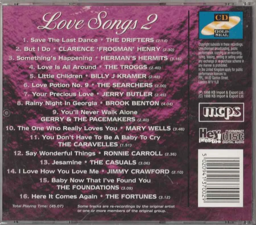 CD Love Songs 2