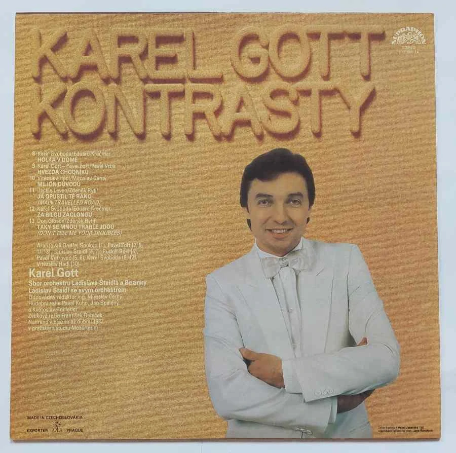 LP Karel Gott - Kontrasty