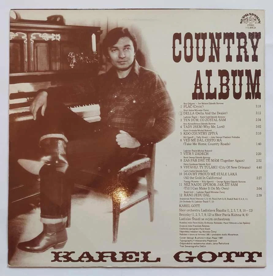LP Karel Gott - Country album